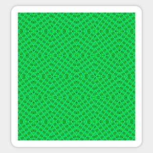 Green Diamond Pattern Sticker